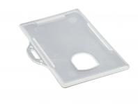 Id-kort-holder liggende plast transparent