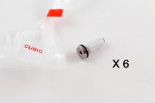 6 dækselskruer med tætningsskiver 0145-3006 fra cubic
