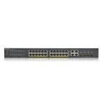 Zyxel switch gs1920-24hpv2 nebulaflex hybrid poe smart switch 24 gbe porte +4 combo porte