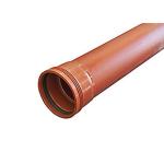 Wavin 160 x 3000 mm PP-kloakrør med muffe, klasse S SN8, EN 1852