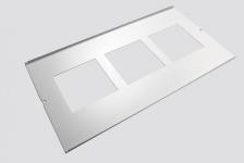 Frontafdækning 600x200 3 stk. vandrette mccb midt cps25 4820-2060