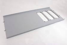 Bundplade med flangehul 2x4m 0584-2204