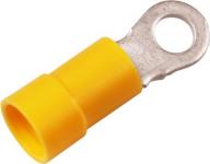 Isol. ringkabelsko A4665R, 4-6mm2 M6, Gul - I poser a 10 stk. - (10 stk.)