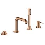 sunset warm brusekombination kar- 4-huls brusearmatur essence grohe