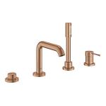 sunset warm brstet brusekombination kar- 4-huls brusearmatur essence grohe