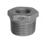 Nippelmuffe sort koncentrisk 3 x 2 1/2