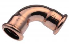 Bøjning vsh 90° muffe/muffe 22 mm cu