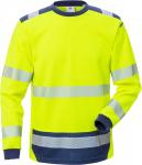 Kansas HI-VIS LANGÆRMET T-SHIRT KL 3 7724 THV - HV. gul/mari / S | T-shirts | 114099-271 | 125024-171