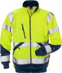 Hi vis sweatjakke 126534 gul/mar 2xl