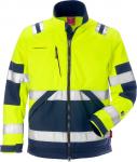 Kansas HI VIS SOFTSHELLJAKKE KL.2 4083 - HV. gul/mari / XS | Jakker | DISCOUNT | EN ISO 20471 - klasse 2