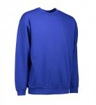 Sweatshirt klassisk 0600 kongeblå str xl