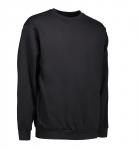Sweatshirt klassisk 0600 sort str 4xl