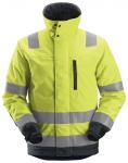 Snickers AllroundWork High-Vis vinterjakke 1130 37.5 gul/grå kl.3 str 2XL