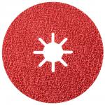 Fiberrondel ø125x22 4570 k80+ stål/inox