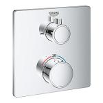 Grohe grohtherm termostatarmatur til Smartbox til kar, 2 udløb, integreret shut off/diverter-vnt