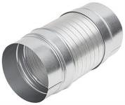 Lindab flexrør alu dratmf 100 x 500 mm med mf-mål (kompr til 250 mm)