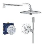 GROHE Grohtherm SmartControl Brusesæt med hovedbruser,Euphoria 260