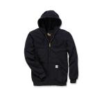 Carhartt Midweight hættetrøje med lynlås - sort
