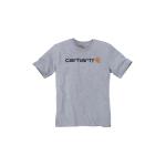 Carhartt t-shirt emea logo 103361 lysgrå xs