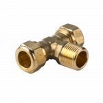 Vsh kompression tee nippel 15 mm x 1/2x15 mm
