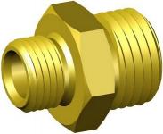 Brystnippel f klemring 5x8 mm x 1/8x1/4 messing