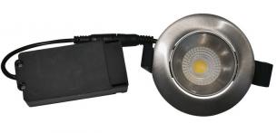 Nordtronic - Velia Low Profile LED 5W 4000K (340 lumen) Cri>95, ø85mm, børstet alu