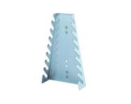 Ring/gaffelnøgleholder GBP 70 x 290 mm til 8 stk.