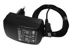 Strømforsyning 230v/usb til mini-usb systronik