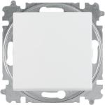 ABB-basic55 Trykkontakt, mat hvid, 10A, 1 modul, leveresinklusive tangent, Kip