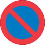 en12899-1 ds refleks t3 70cm c62 forbudt parkering - forbudstavle