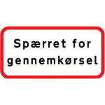 en12899-1 ds refleks t3 25x50cm ua-x gennemk�rsel for sp�rret - undertavle