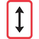 en12899-1 ds refleks t3 30x20cm 1 uc60 dobbeltretning - undertavle