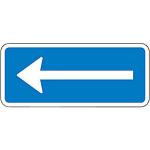 en12899-1 ds refleks t3 25x50cm ud1 venstre h�jre pil - undertavle