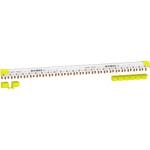 Sløjfeskinne ic40 3 pol + nul rcbo 24 moduler a 18mm 432mm kan tilskæres. husk a9x21095 og a9x21096