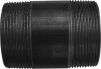Nippelrør sort 3/4 - 500mm.