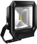 Se Esylux Projektør sun 50w 3k sort ip65 hos Elvvs.dk