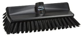 Vikan high-low børste 265mm medium sort