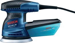 Blå bosch gex 125-1 ae excentersliber 250w karton