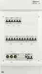 Gruppetavle færdigmonteret (200m2) 3x12 modul hvid, 1xD02, 1xHPFI 40, 1xC13A Kombiafbryder, 3xC16 3P+N, 3xC13 1P+N