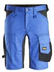 Snickers allroundwork stretch shorts 6143 blå/sort str 58