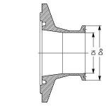 Mag 1100 f dn10 clamp-type fittings (p-gasket) din 32676 ø34