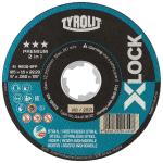 Xlock skæreskive 125x1,6x22,23/xl a46q-bfp -stål og inox