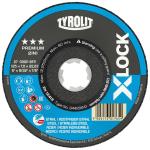 Xlock skrubskive 125x7x22,23/xl a30p-bfp- stål og inox