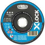 Xlock skrubskive 115x7x22,23/xl a30p-bfp- stål og inox