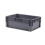 EuroClick Euro box - 44L Rec - Grå, 600x400x235mm - uden håndtagshuller