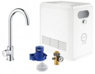 krom c-tud kler med kkkenarmatur mono professional blue grohe