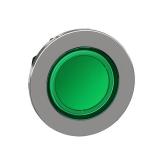Harmony flush signallampehoved for led med linse i grøn farve