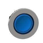 Harmony flush signallampehoved for led med linse i blå farve