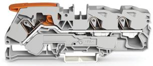 3-leder-gennemgangsklemme pal og push-in cage clamp® 16 mm2 grå