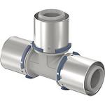 Uponor PPSU MLC press t-stykke 63 mm billede